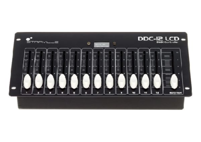Sterownik oświetlenia Stairville DDC-12 LCD DMX Controller