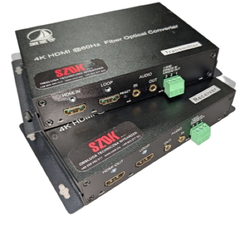 Konwerter 4K HDMI 60Hz Fiber Optical