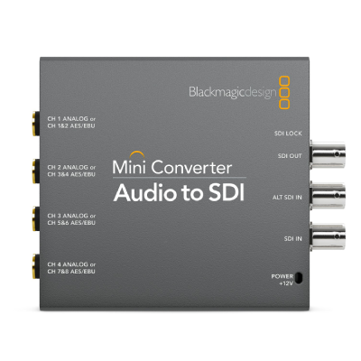 audio to sdi